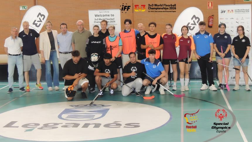 La Asociación Española de Unihockey Floorball reúne en Leganés deporte, inclusión y valores